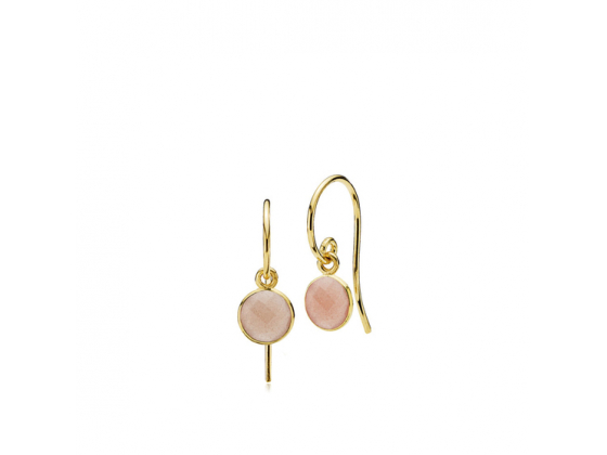 Prima Donna earrings small Peach Moonstone