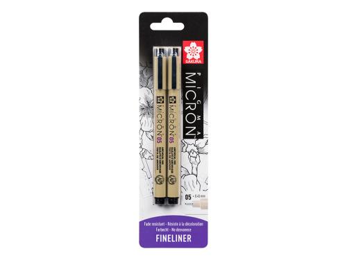 Sakura Pigma Micron – 05 #49 Sort 2stk – Blister