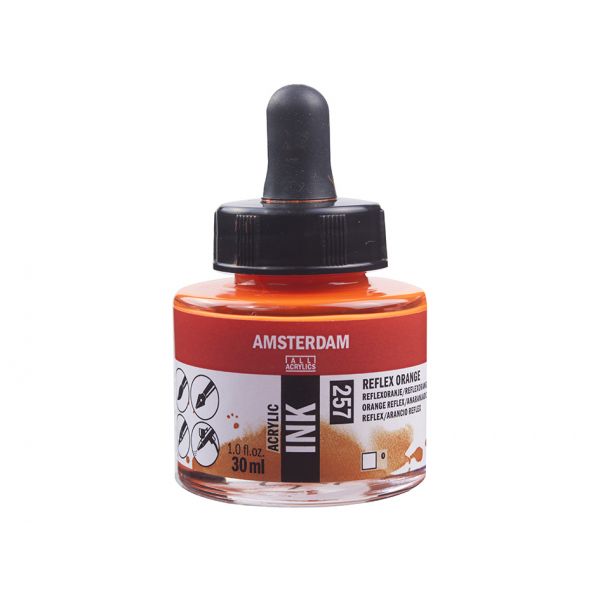 Amsterdam Ink 30ml – 257 Reflex Orange