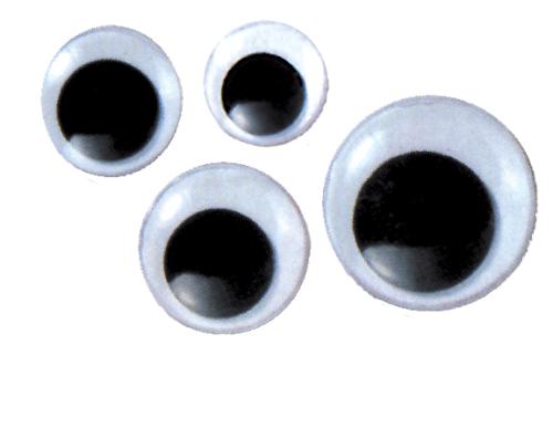  Bevegelige øyne miks 100 stk.