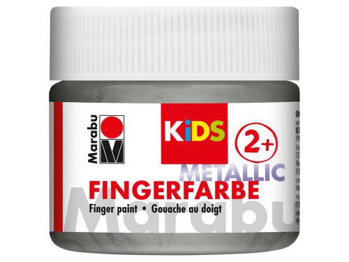 Marabu KIDS Finger Paint 100ml – Metallic Silver