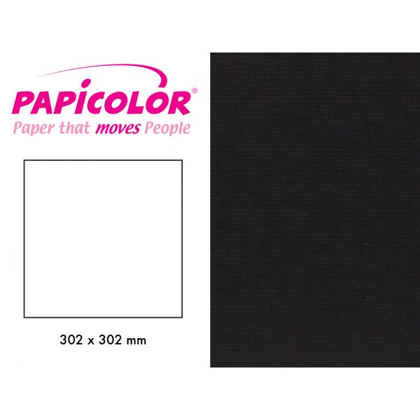 Papicolor 302x302mm – 901 Sort