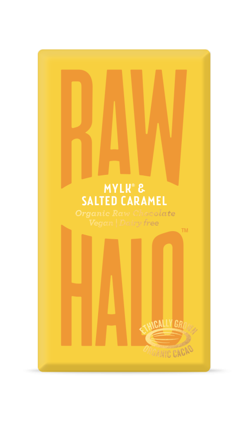 Raw Halo melkesjokolade, salt karamell