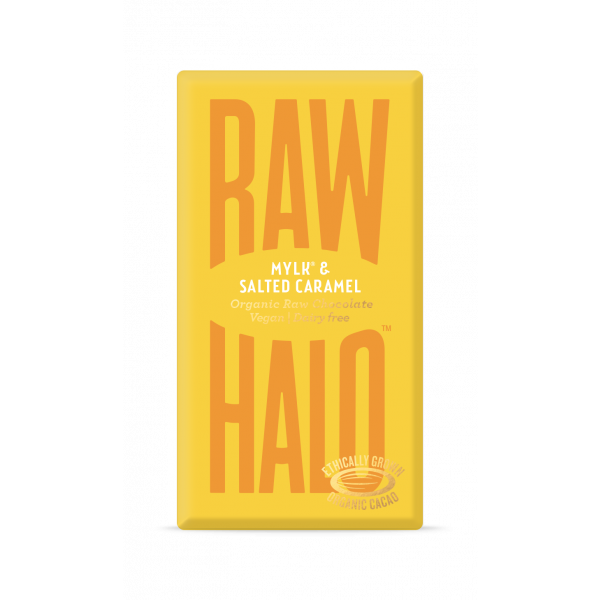 Raw Halo melkesjokolade, salt karamell