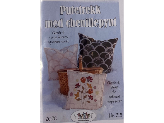 Putetrekk med chenillepynt