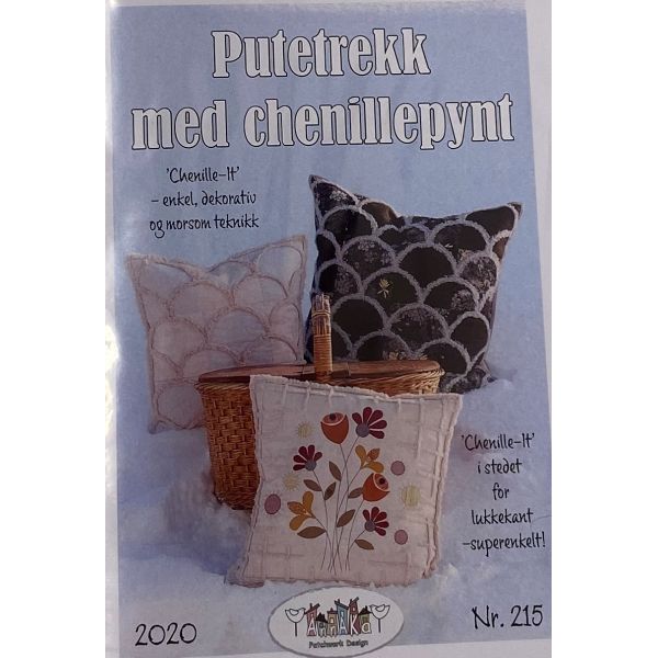 Putetrekk med chenillepynt