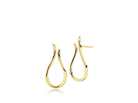 GRAND SMALL Earrings Goldplated silver