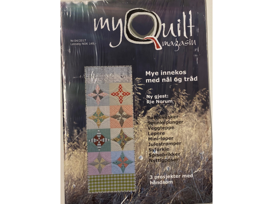 MyQuilt Nr. 04 - 2017  Mye innekos med Nål og tråd