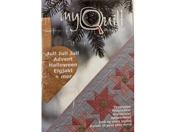 MyQuilt nr.03 - 2019 Jul! Jul! Jul! Advent , halloween, Elgjakt mm