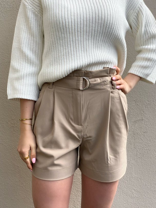 Jennifer Shorts - Light Taupe