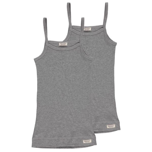 MARMAR - SINGLET GIRL 2-PK GREY MELANGE