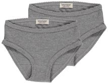 MarMar | Panties Girl 2-pk - Grey Melange