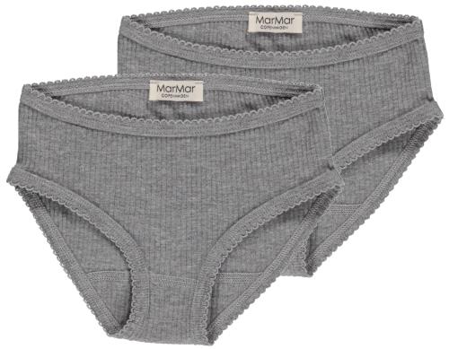 MARMAR - PANTIES GIRL 2-PK GREY MELANGE