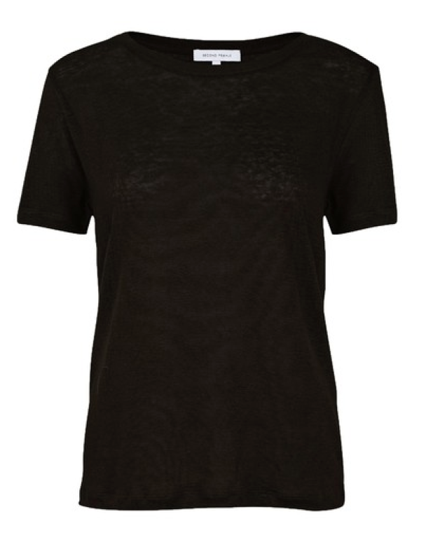 Peony o-neck - Black