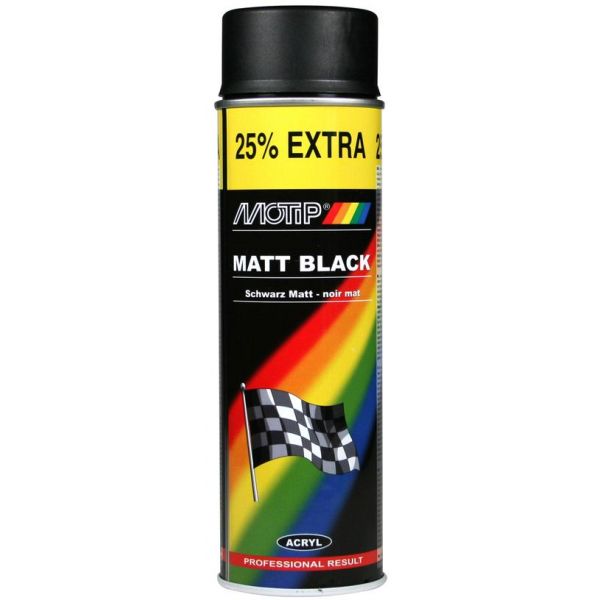 Motip spraylakk, sort matt