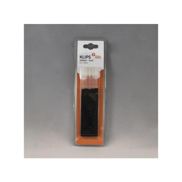 Smart Strips 12m Sort Refill Klips 100st