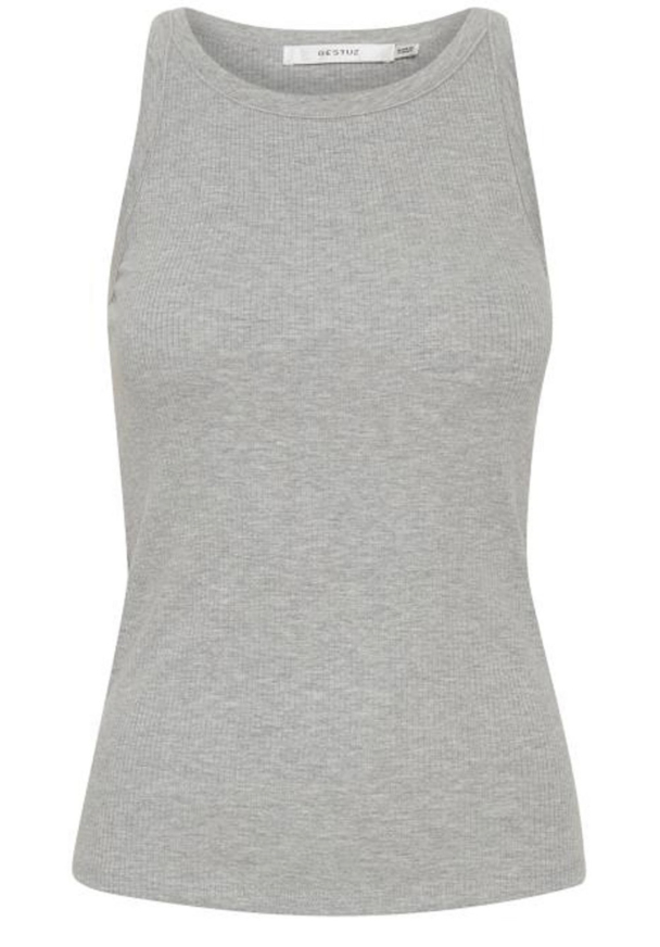 Rolla top - Light Grey Melange