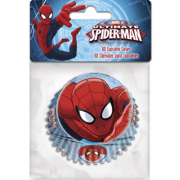Muffinsform STD Spiderman, 60 stk 