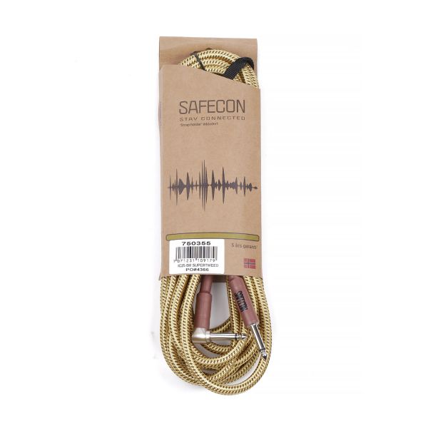 INSTRUMENTKABEL JACK-JACK 6M Tweed vinkel