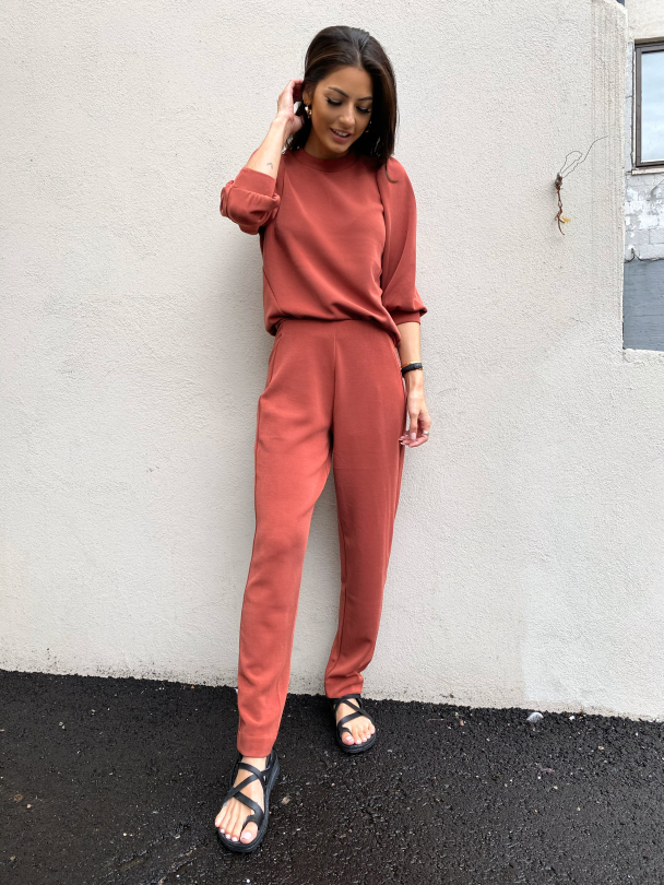 Tenny Ankle Pant - Smoked Paprika - Image 2