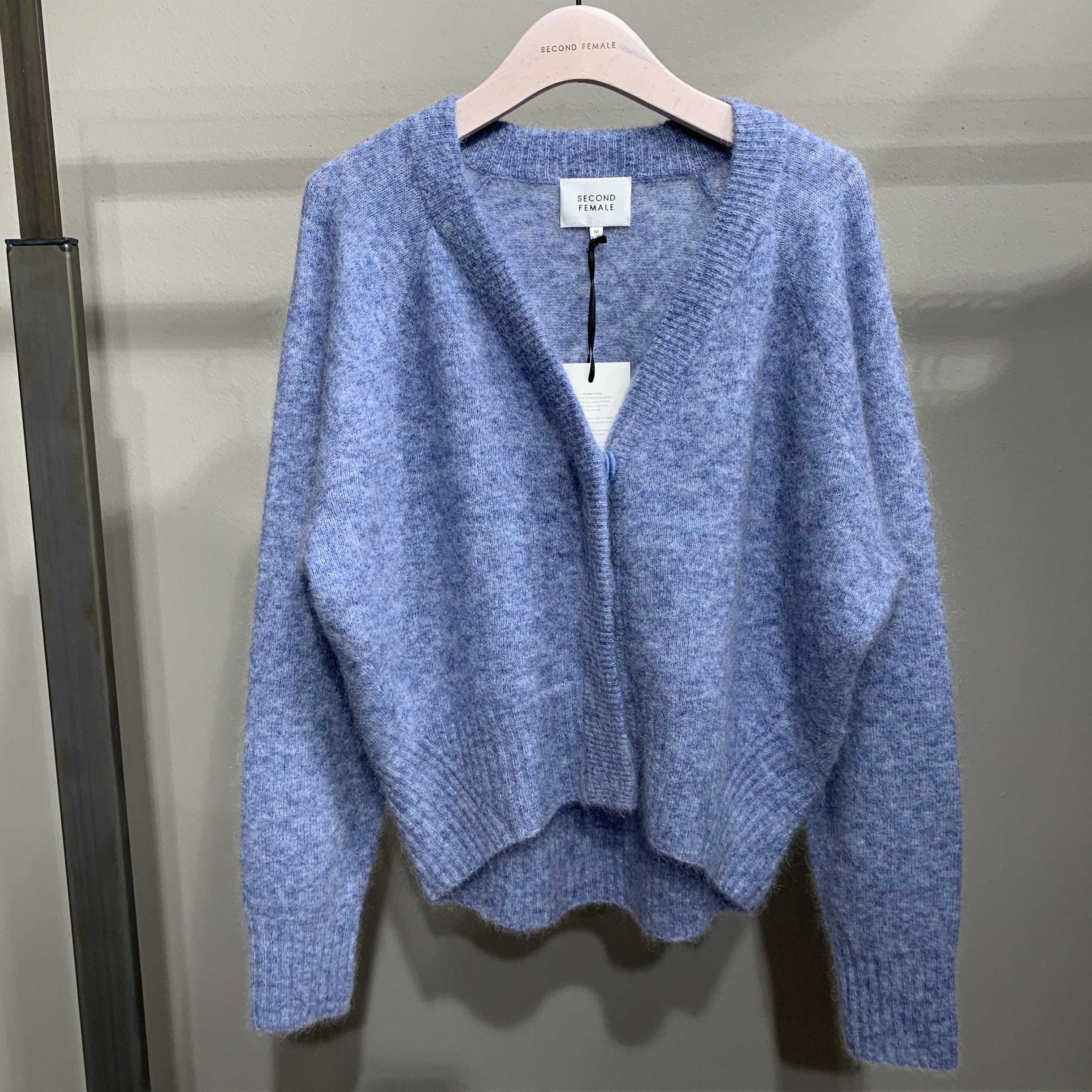second female boxy cardigan