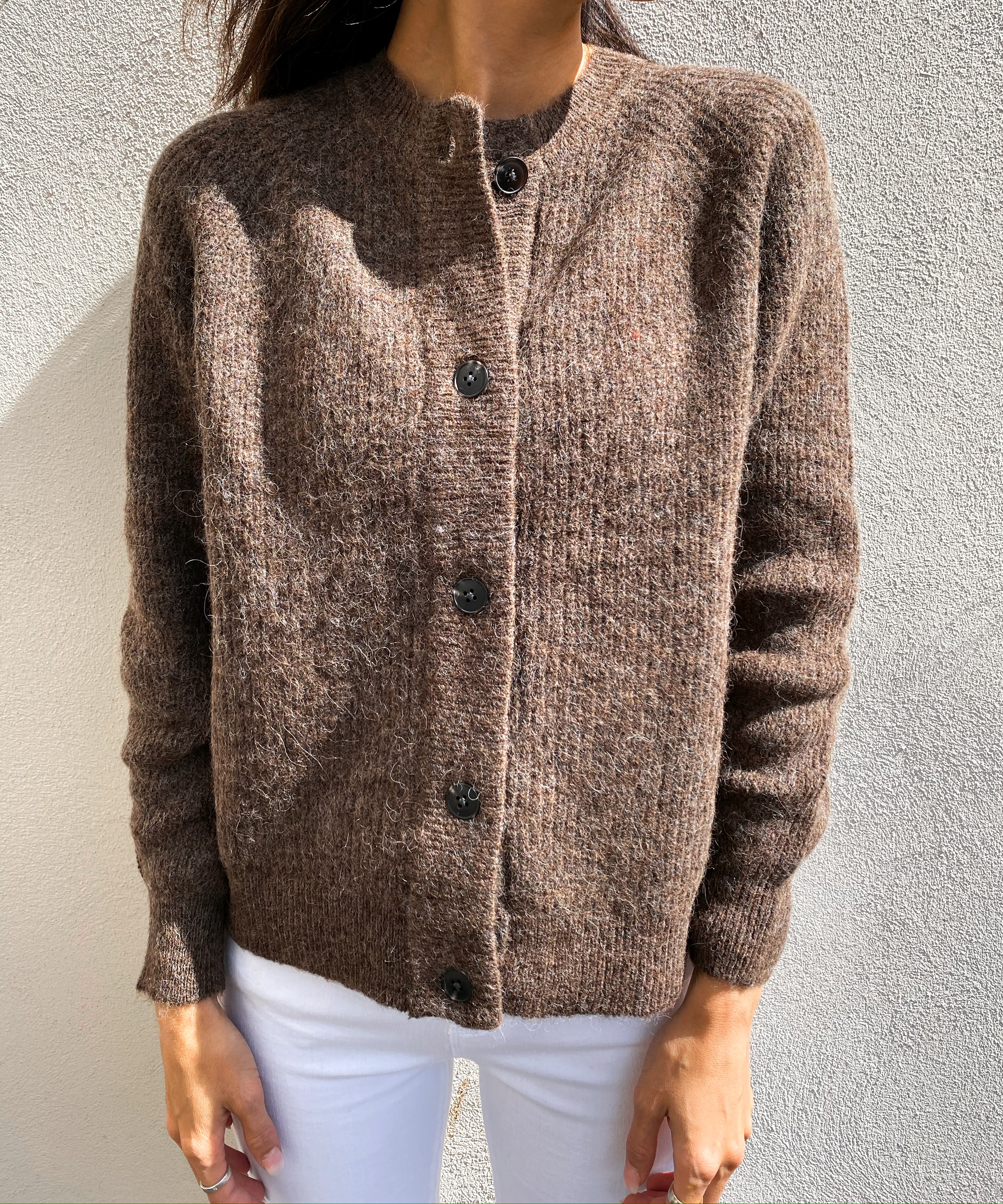 selected femme lulu knit short cardigan
