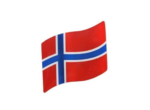 Flagg pin Norge 19 x 10mm