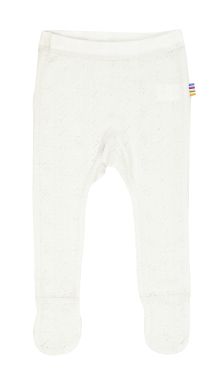 Joha | Leggings m/fot Ull/Silke Mønster - Natur