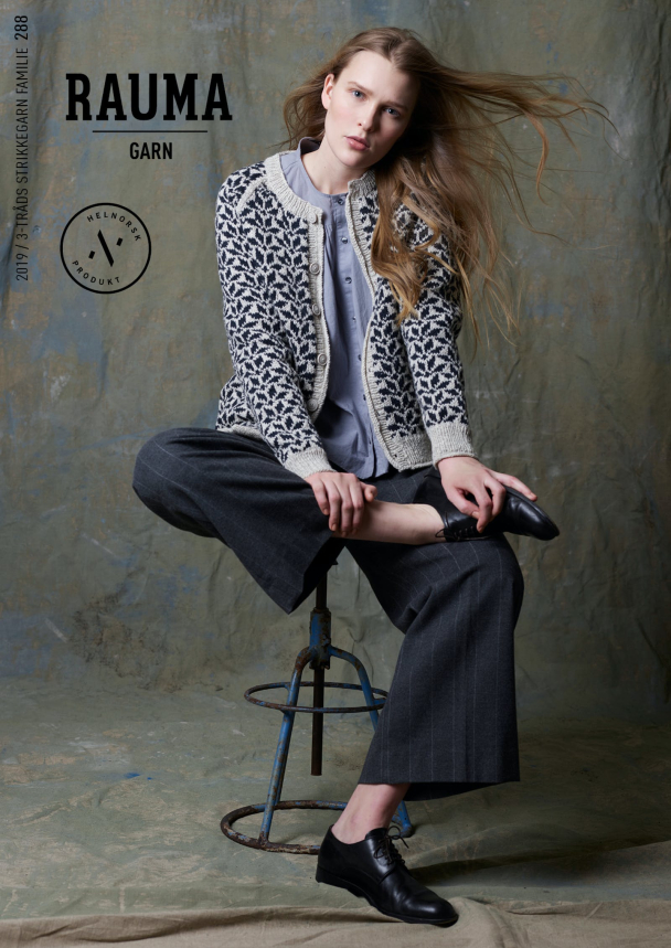 Hefte Rauma Garn - 288 3-tr strikkegarn Familie