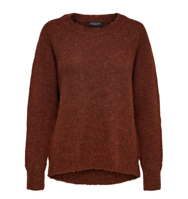 Lulu Knit O-Neck - Smoked Paprika - Image 2