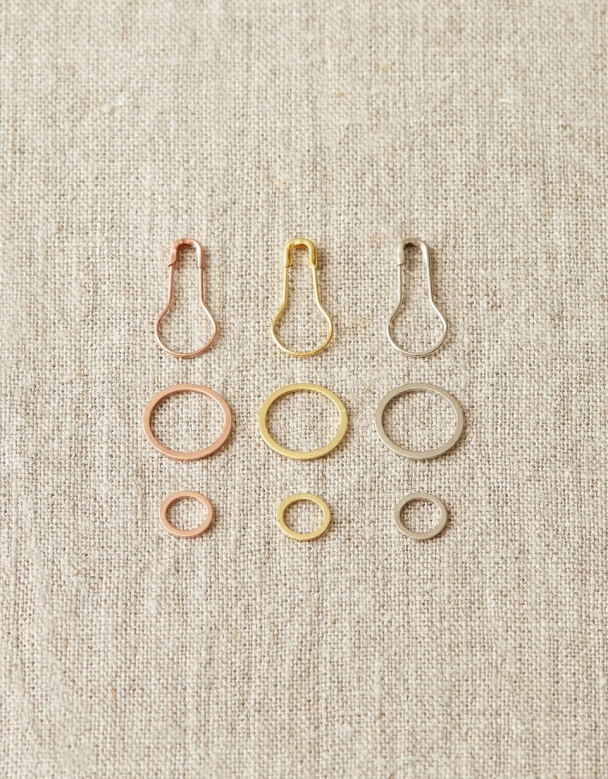 Precious Metal Stitch Markers - CocoKnits - Image 1