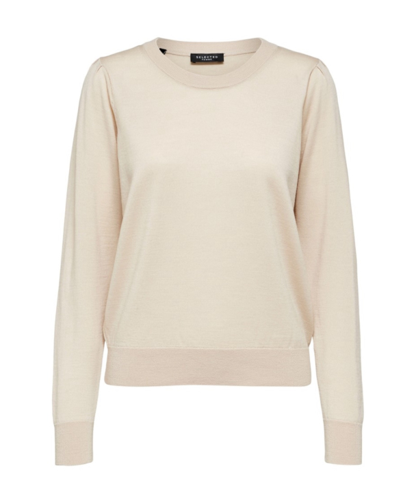 Lira Knit O-Neck - Birch - Image 2
