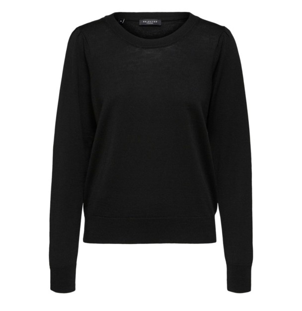Lira Knit O-Neck - Black - Image 2
