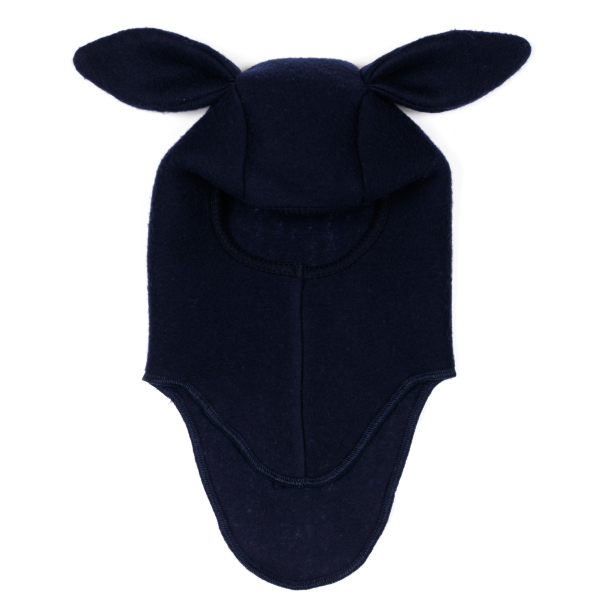 HUTTELIHUT - BALACLAVA BUNBUN WOOL FLEECE NAVY