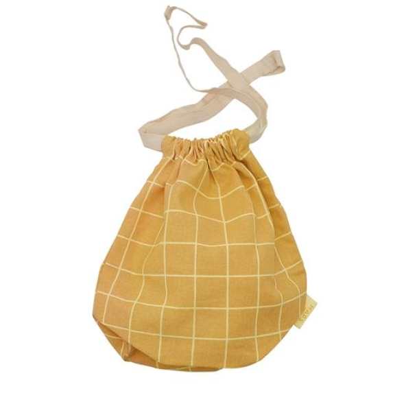Multi bag small - Mustard Check