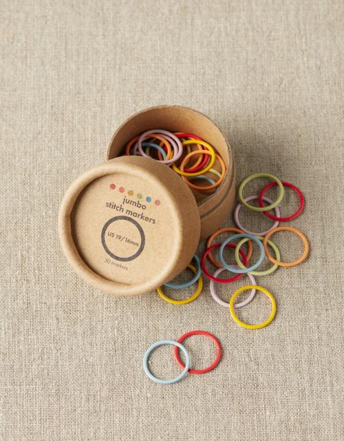 Colored Ring Stitch Markers Jumbo - CocoKnits