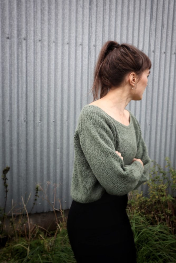 Witre Design - Cropped Western Sweater - Image 3