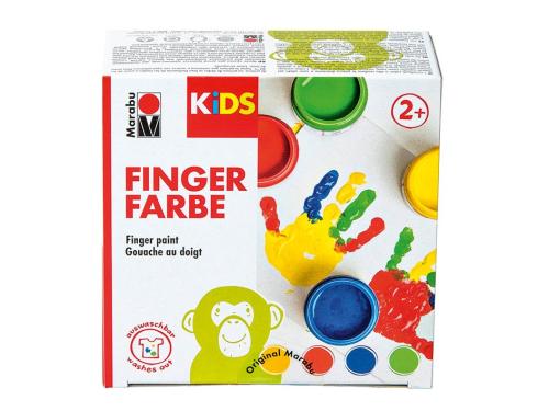 Marabu KIDS Finger Paint Set – 4x100ml