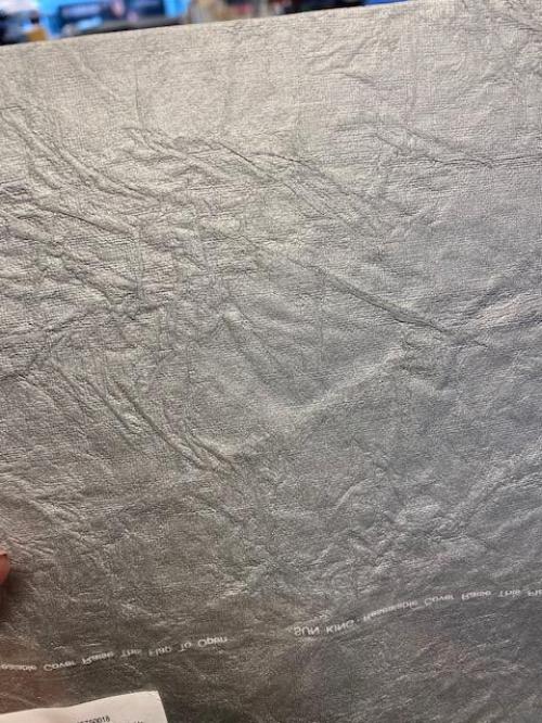 Indisk papir A4 – Crinkle metallic sølv 