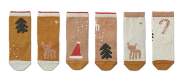 Liewood | Silas Socks Holiday - Tuscany Rose Multi Mix - Image 1