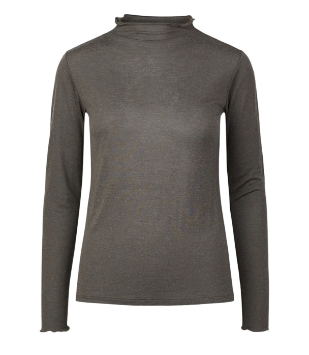 Winela Wool Top - Black Olive