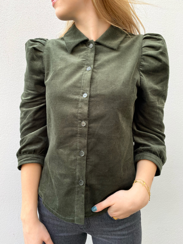 Ollie 7/8 Corduroy Shirt  - Image 1