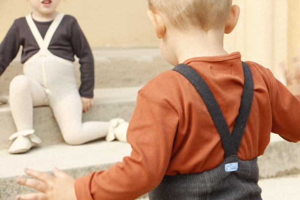 Tights Footed - Dark Grey Blend - Image 2