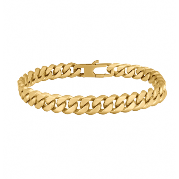 SON bracelet STEEL brushed - IPGold