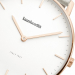 Classico 36 Rose Gold White Leather Grey