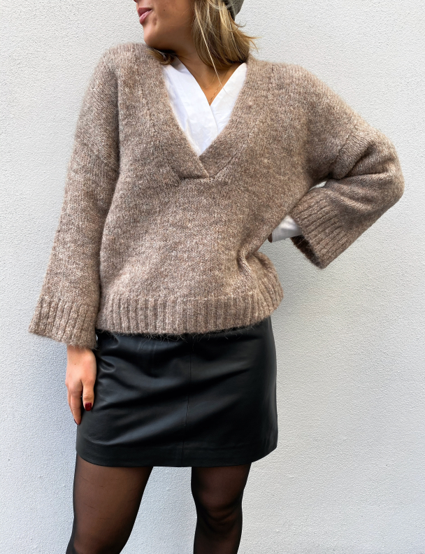 Ina 7/8 Knit Pullover - Image 1