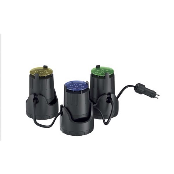 Nedsenkbare ledlys sett 3pk