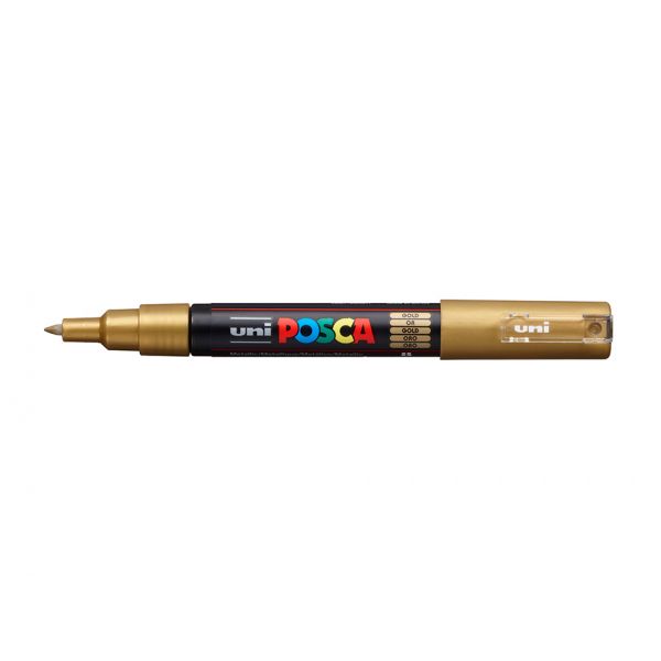 Uni POSCA PC-1M – Extra-Fine 0,7-1mm – 25 Gold