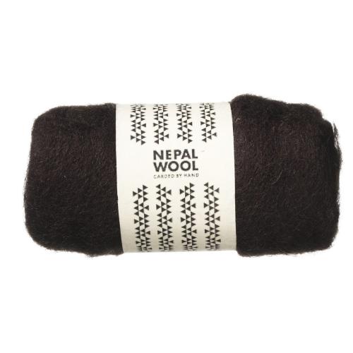 Nepal Wool Mørkbrun 50 g