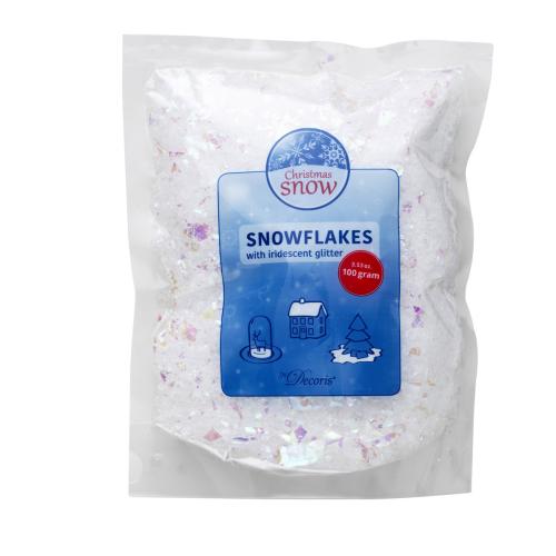 Snø Snowflakes iriserende 100g